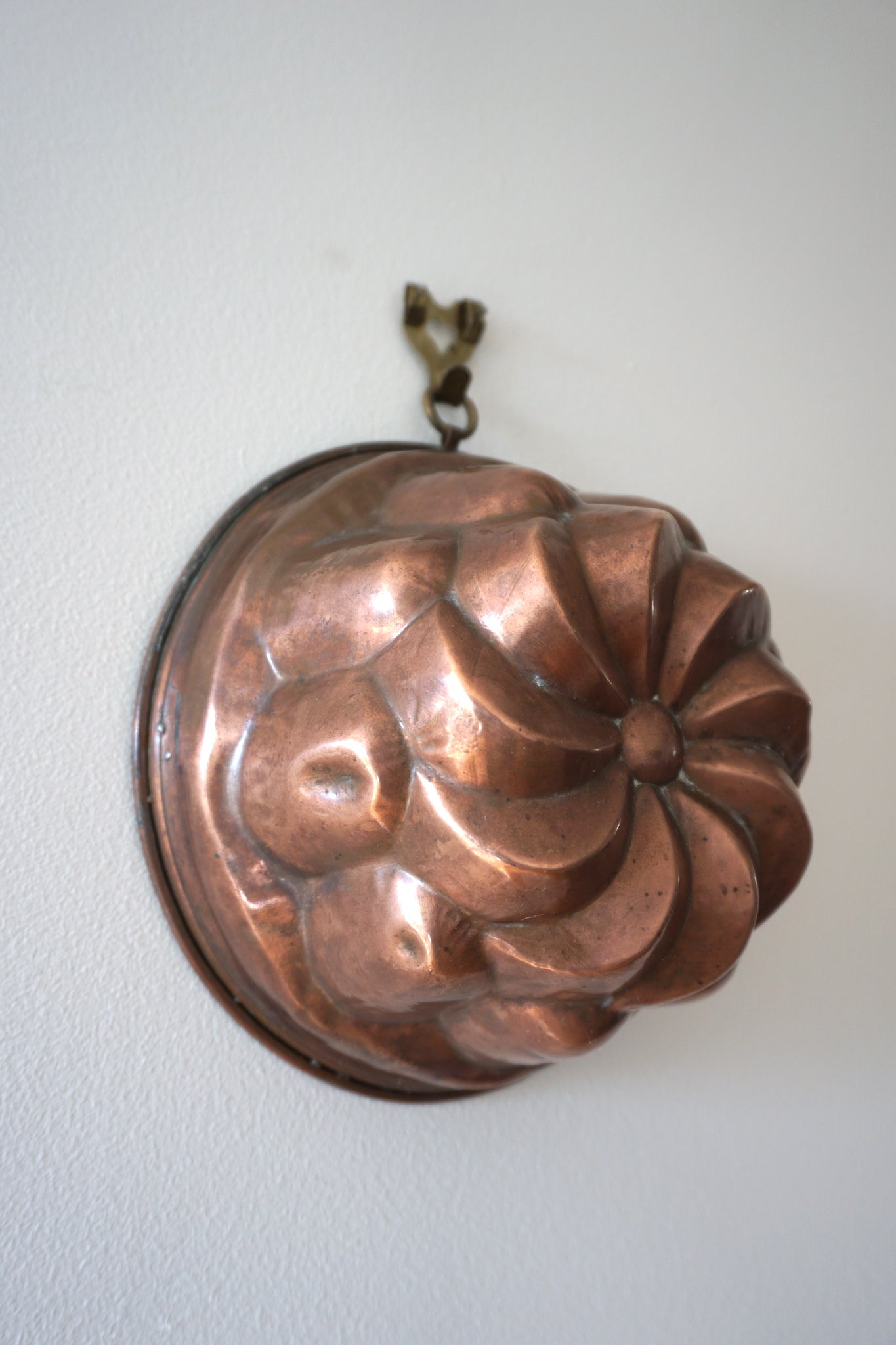 Vintage French Copper Jelly Mould 'Traditional'