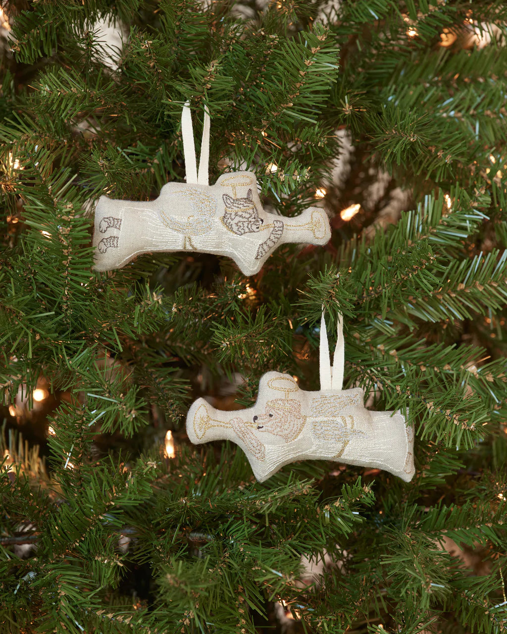 Coral & Tusk 'Angel Dog' Ornament