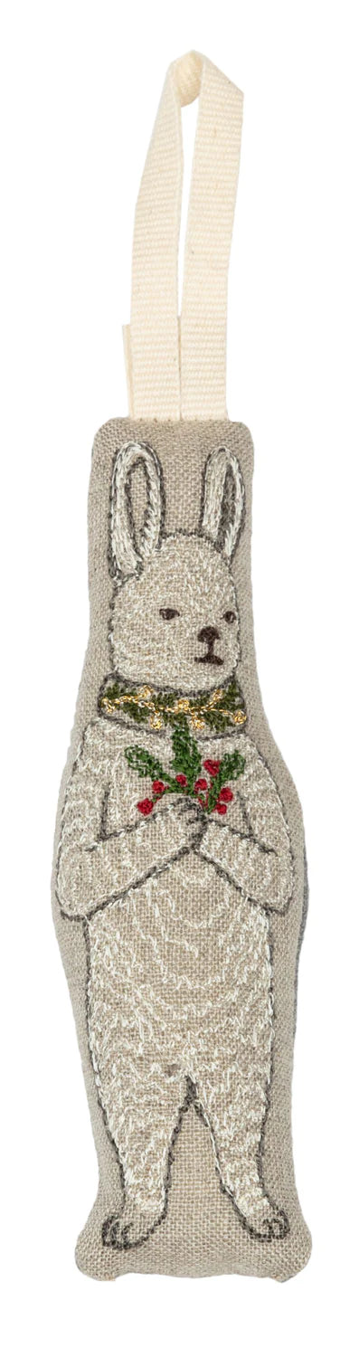Coral & Tusk Festive Bunny Ornament
