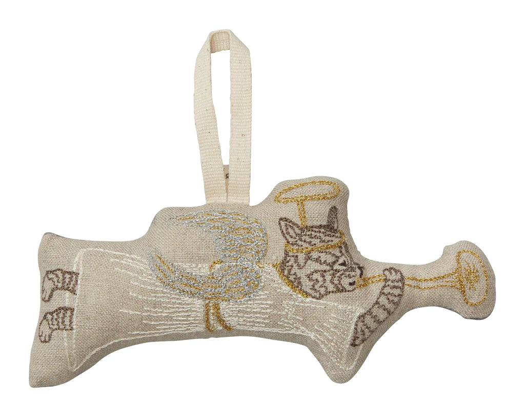 Coral & Tusk 'Angel Cat' Ornament