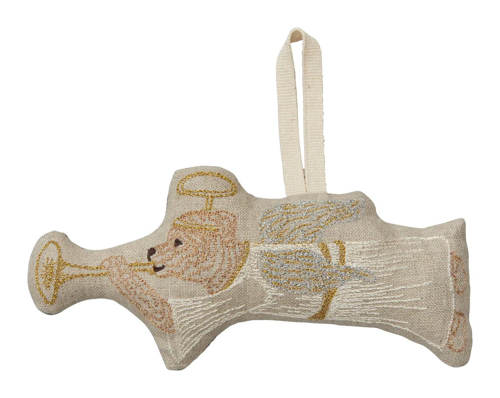 Coral & Tusk 'Angel Dog' Ornament