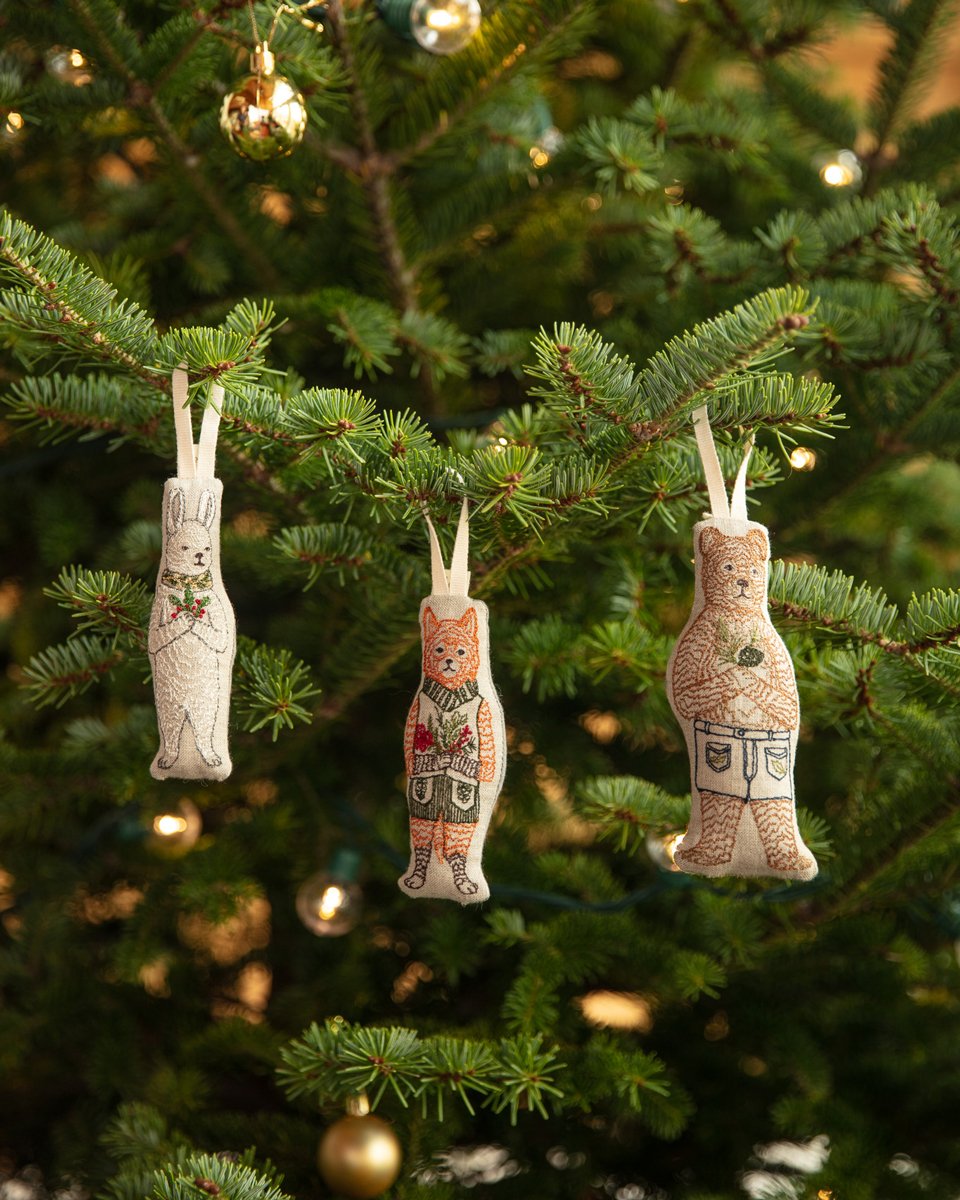 Coral & Tusk Festive Fox Ornament