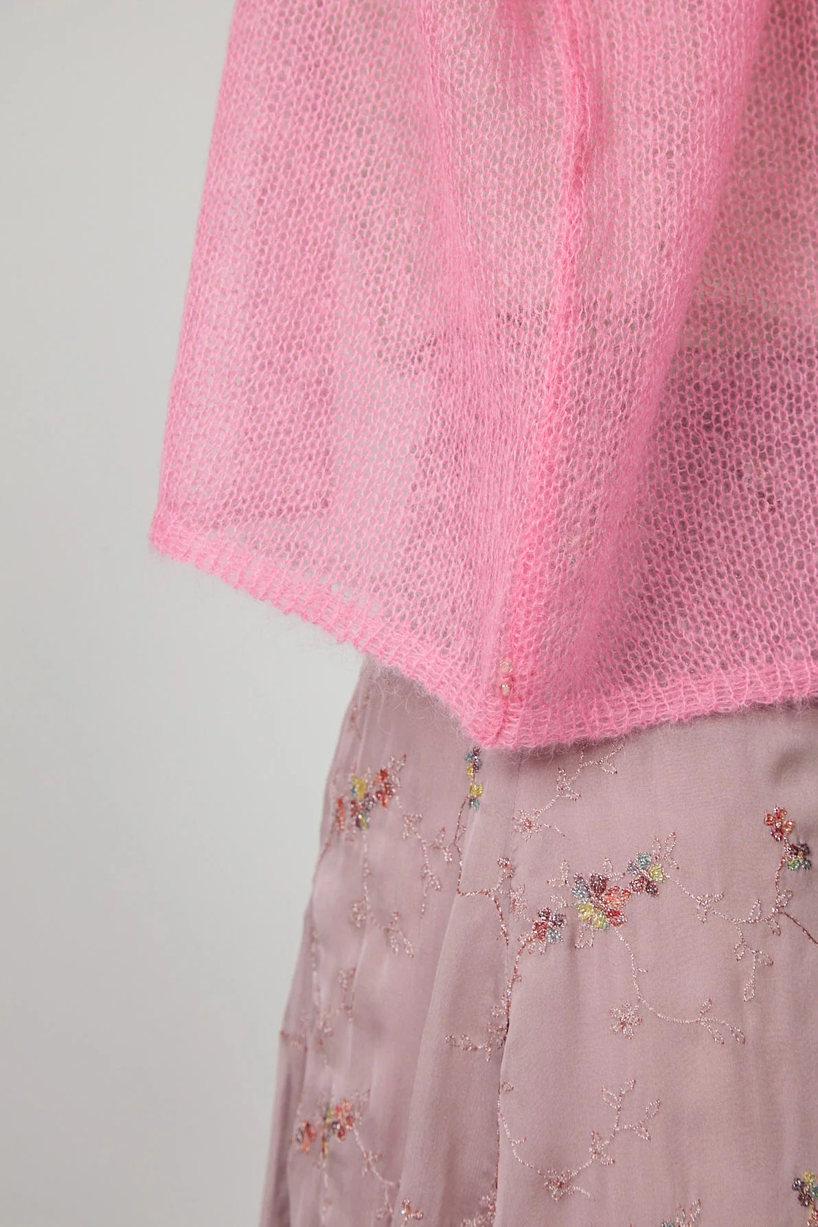 Minina Mohair Sweater - Bubble Pink LAST ONE Medium
