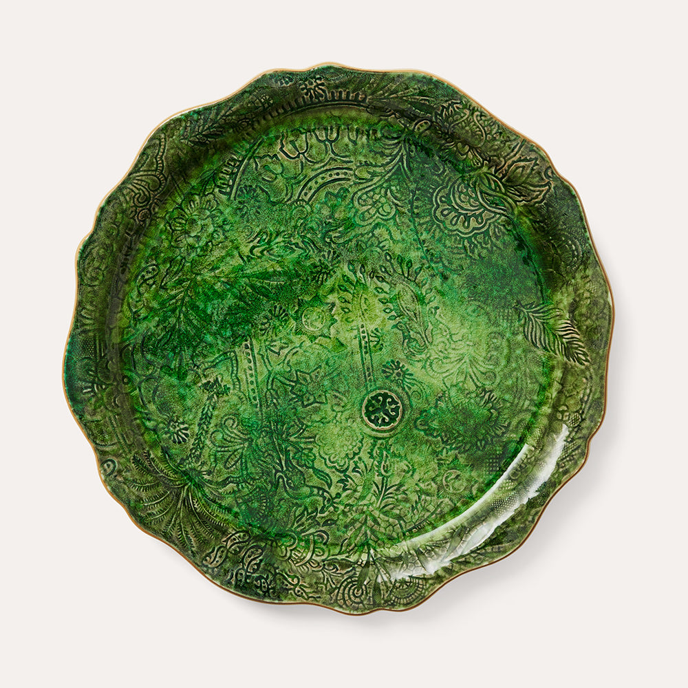 Sthal Sweden Large Serving Plate - Seaweed