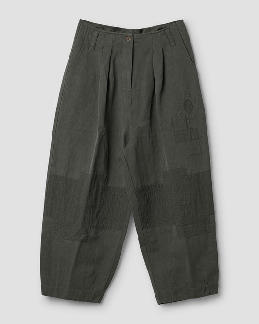 Ewa i Walla 'Botvi' Trousers In Forest Green
