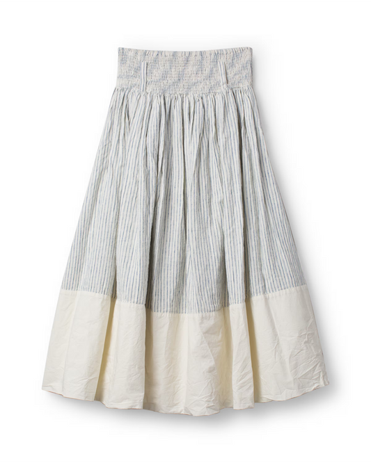 Ewa i Walla 'Joann' Skirt In Blue Stripe