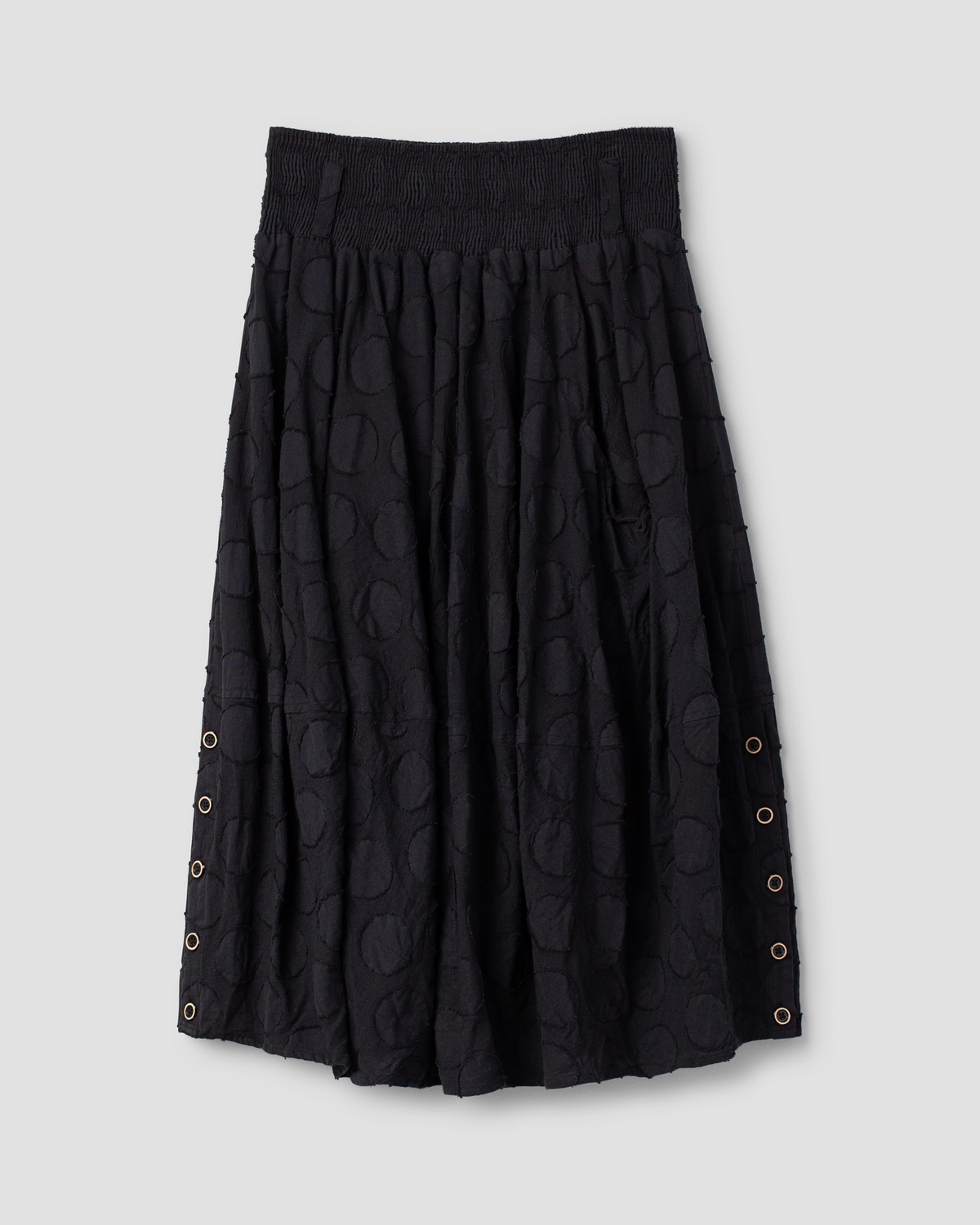 Ewa i Walla 'Nalo' Skirt With Buttons In Black