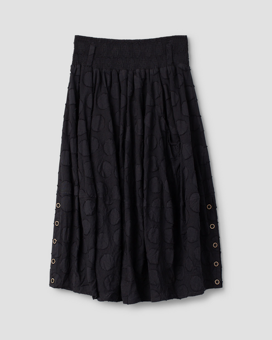Ewa i Walla 'Nalo' Skirt With Buttons In Black