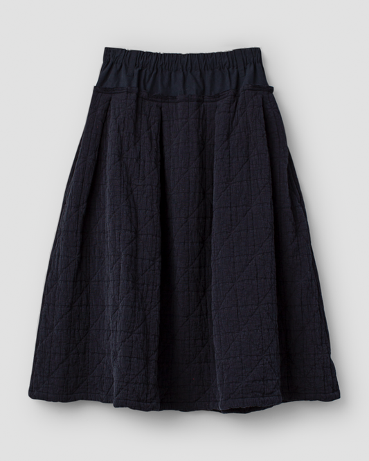 Ewa i Walla 'Blenda' Quilted Skirt In Black