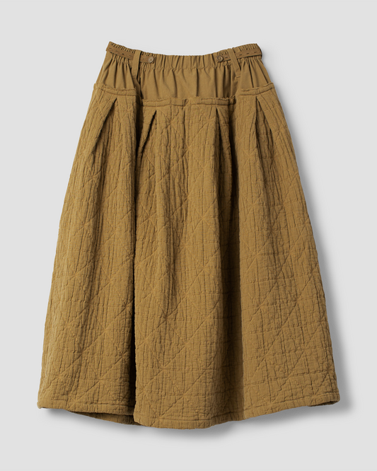 Ewa i Walla 'Blenda' Quilted Skirt In Butternut