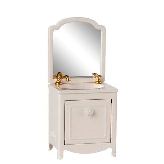 Maileg Sink Dresser, Mouse - Off White