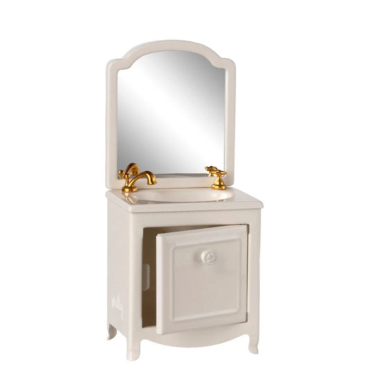 Maileg Sink Dresser, Mouse - Off White