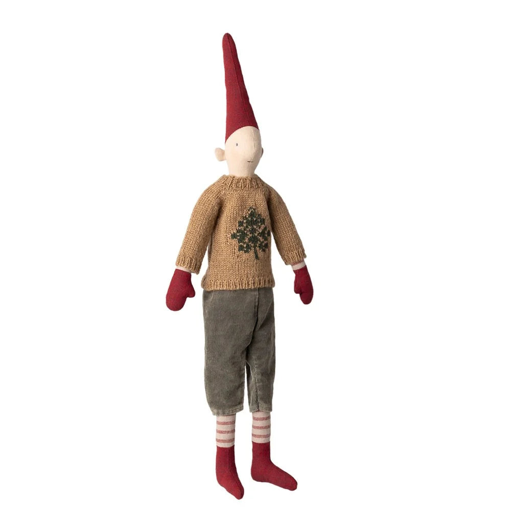 Maileg Christmas Medium Pixy Boy Knitted Sweater