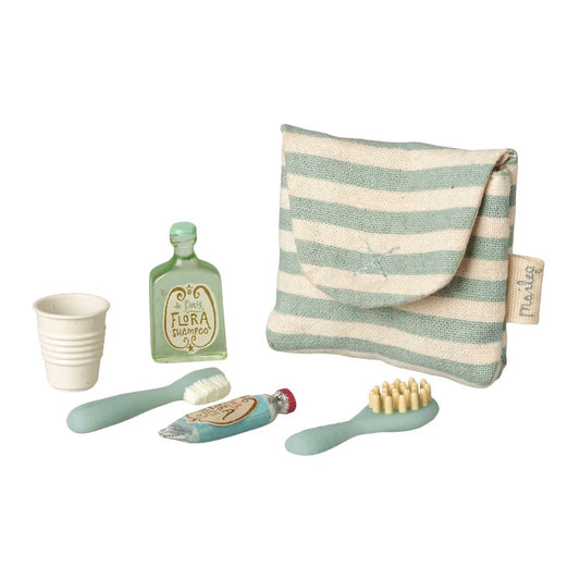 Maileg Toothbrush Set Mouse - Blue
