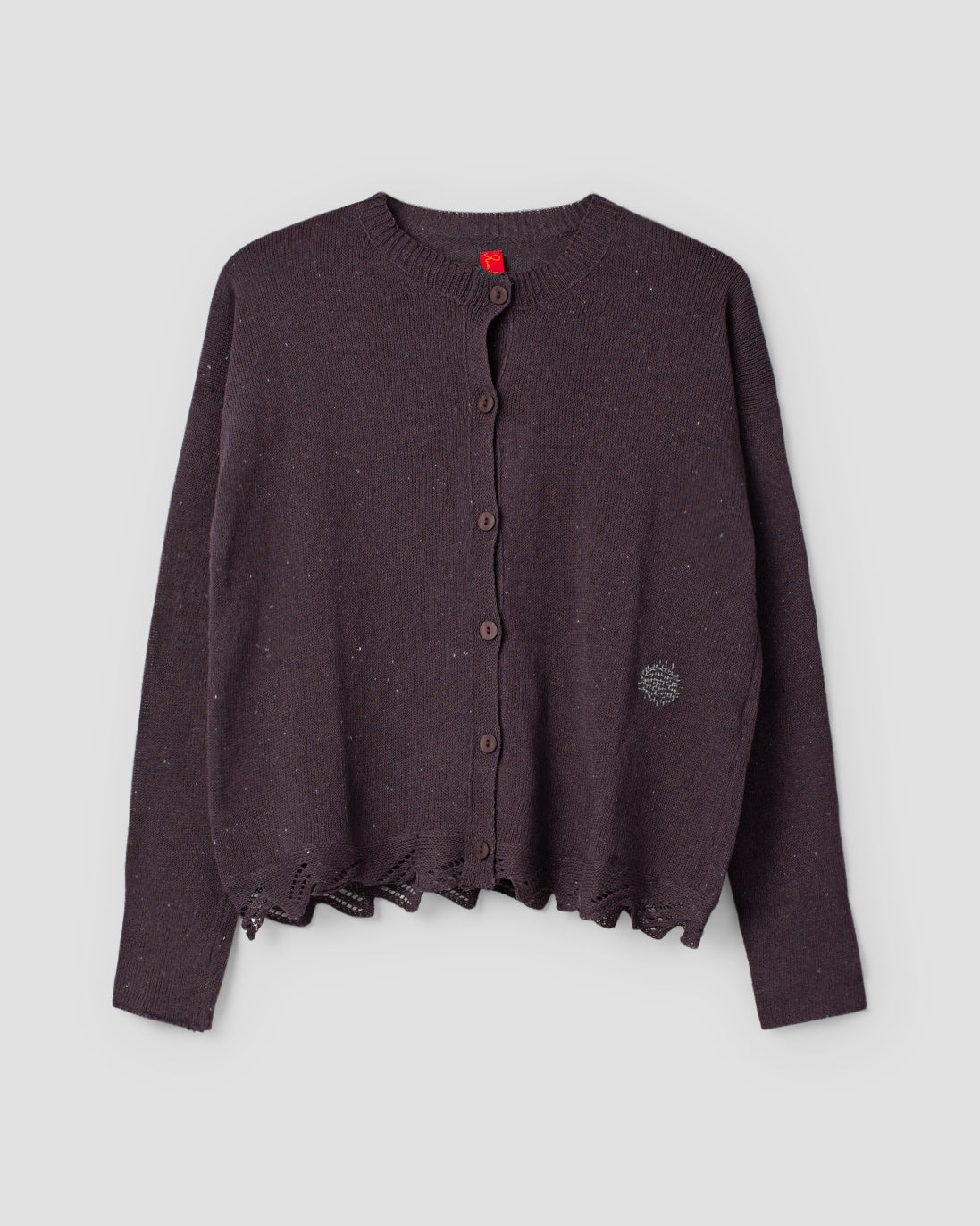 Ewa i Walla 'Rebecka' Knitted Cardigan With Lace Details