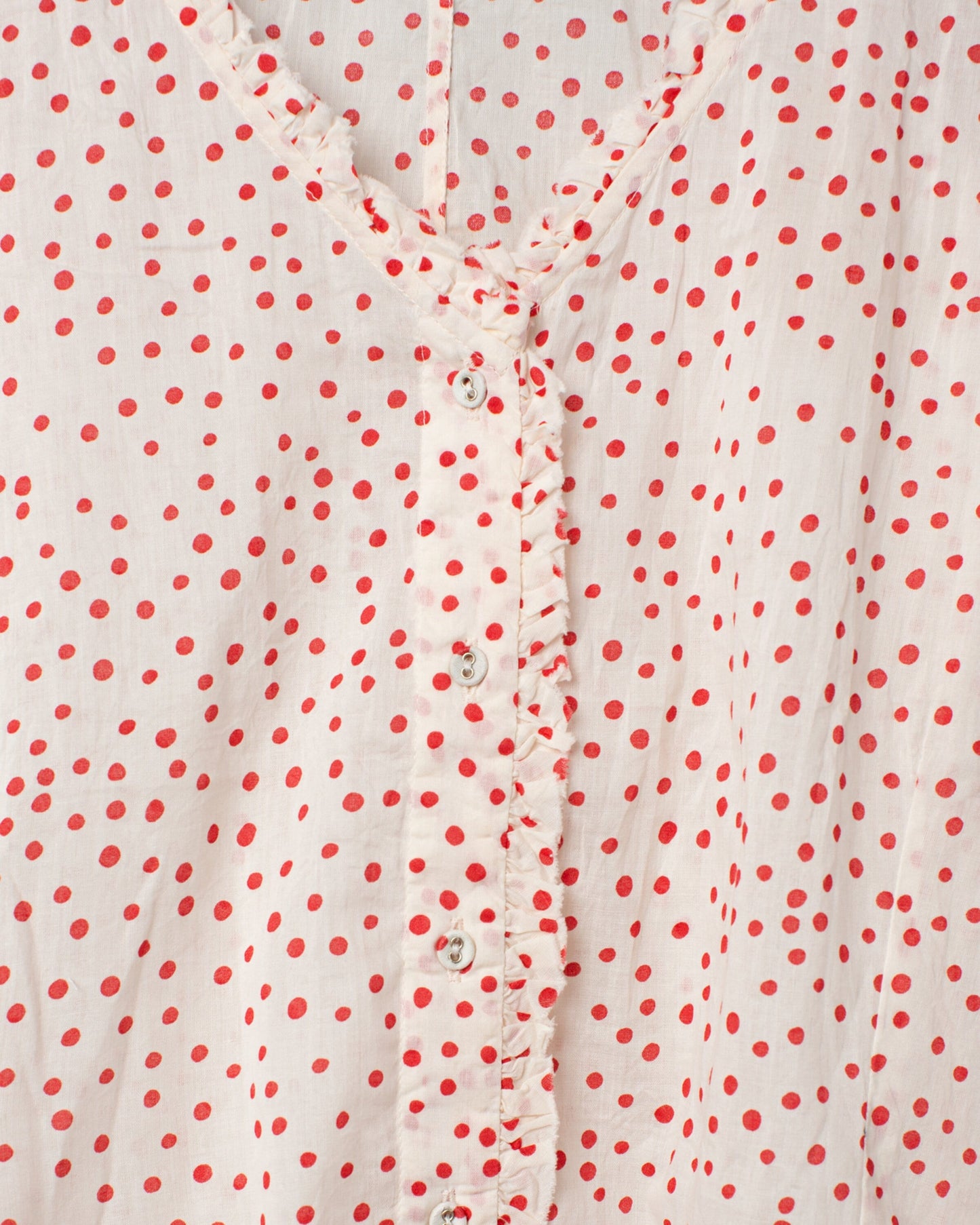 Ewa i Walla 'Irene' Polka Dot V-Neck Blouse