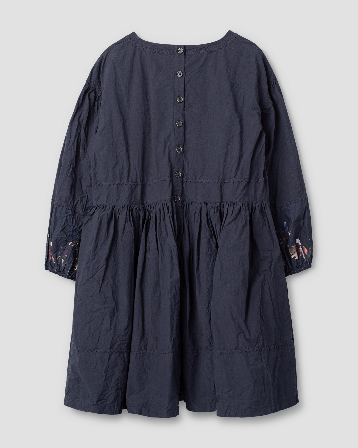 Ewa i Walla 'Boel' Tunic In Navy Floral Print