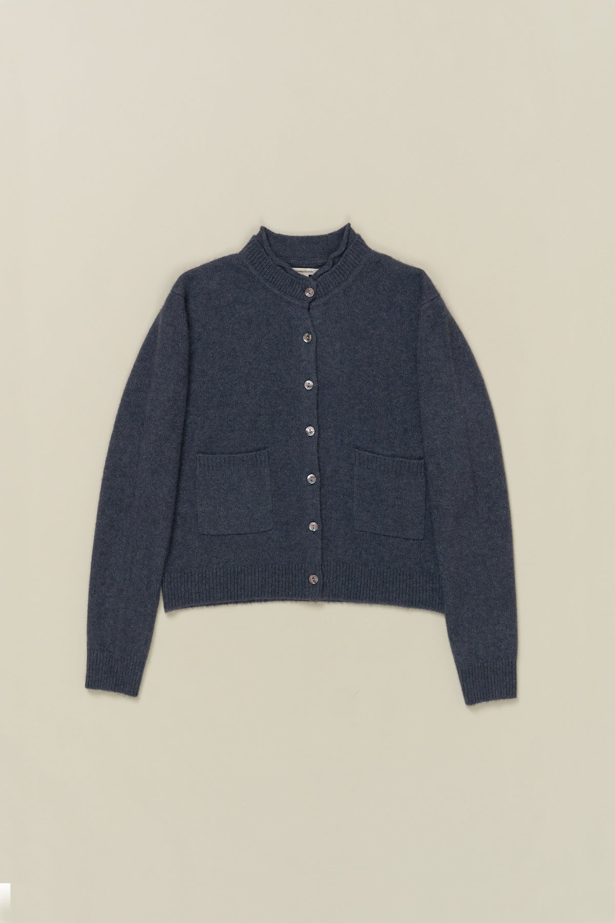 Runaway Bicycle Grey Indigo Cashmere Cardigan