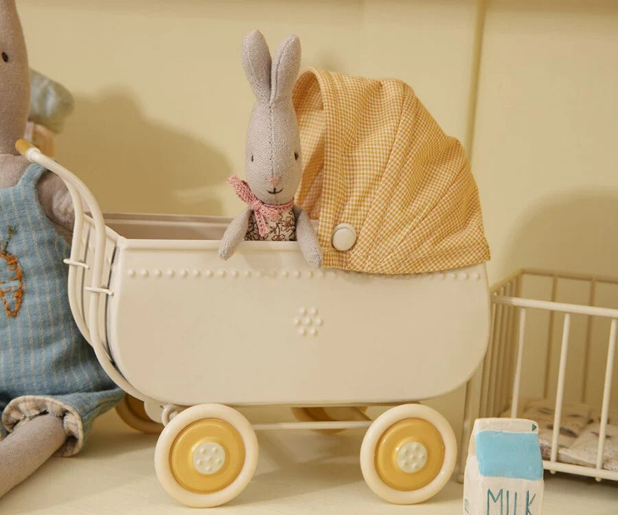 Maileg Pram Micro - Yellow