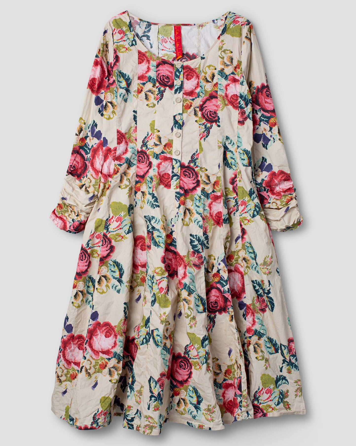 Ewa i Walla 'Edita' Floral Dress With Buttons