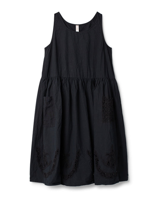 Ewa i Walla 'Karine' Dress With Lace Details In Black