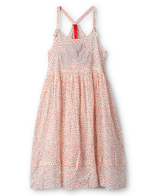 Ewa i Walla 'Ramona' Polka Dot Dress With Patches