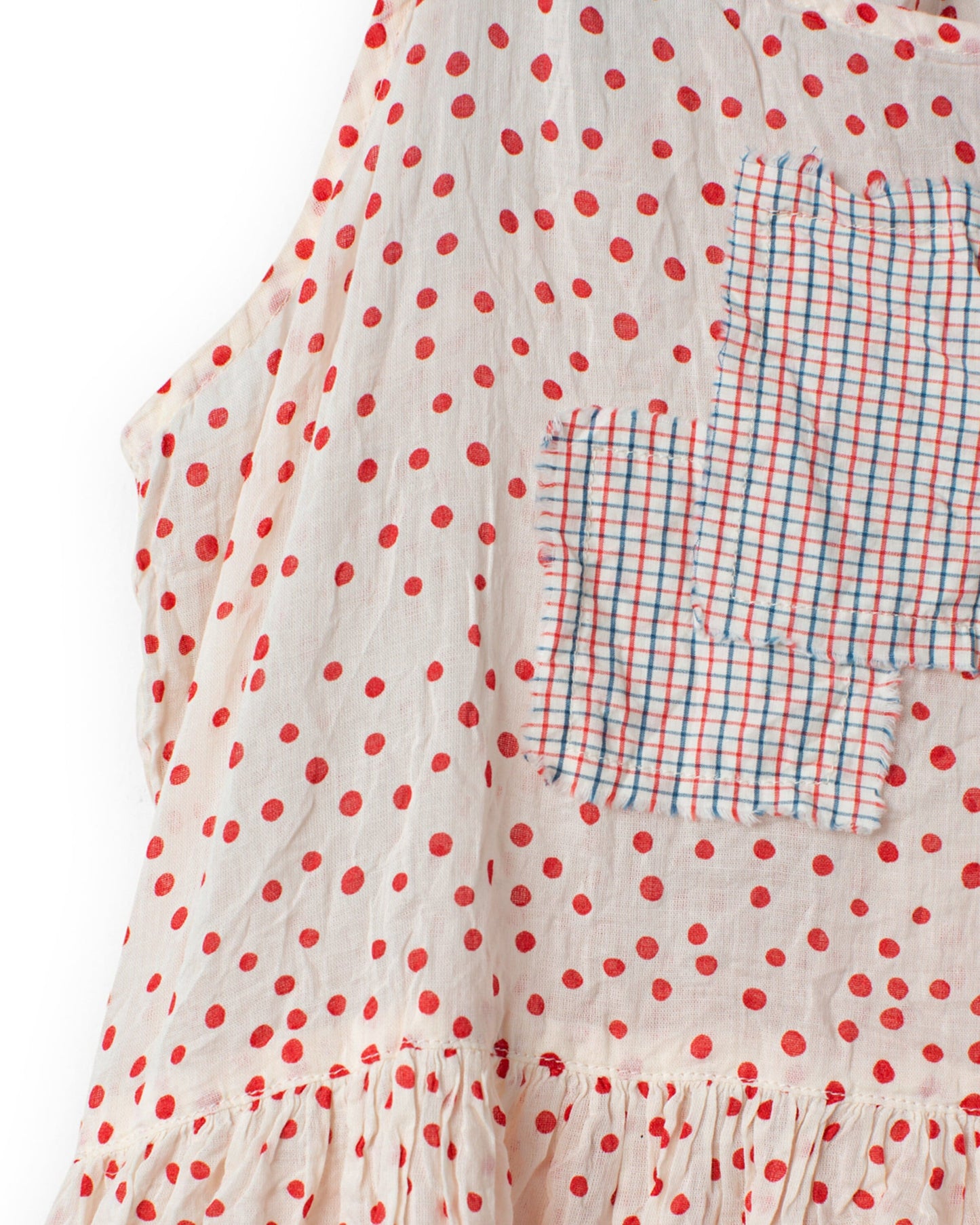 Ewa i Walla 'Ramona' Polka Dot Dress With Patches