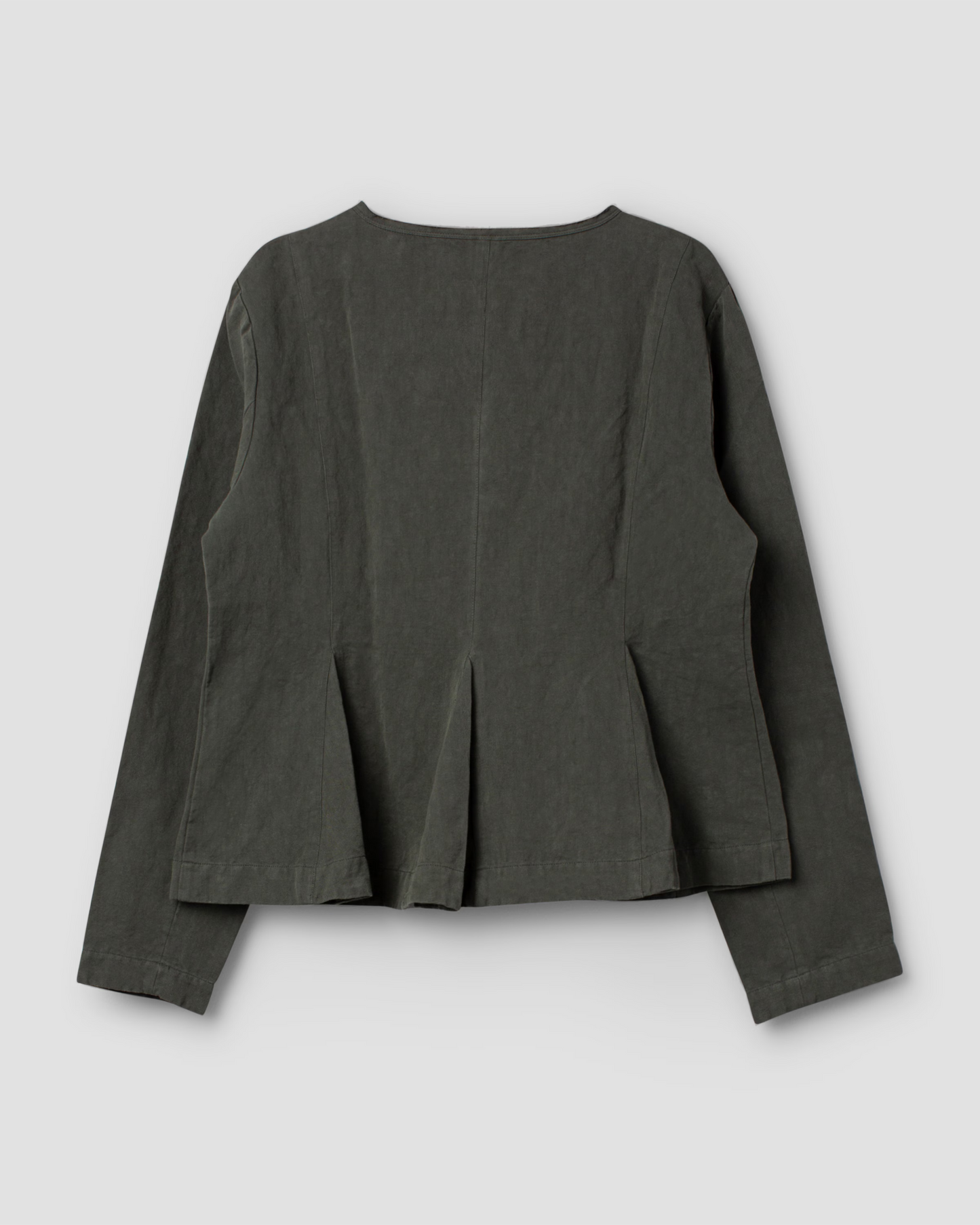 Ewa i Walla 'Undis' Twill Jacket In Forest Green