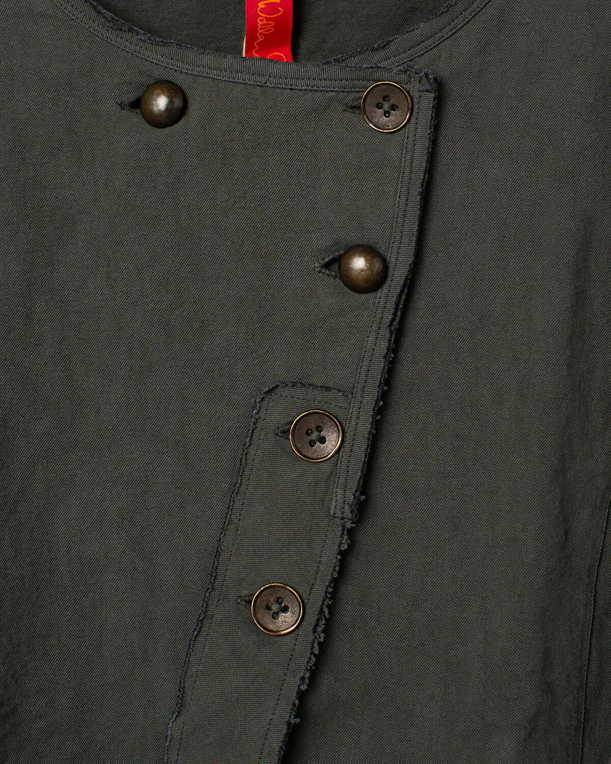 Ewa i Walla 'Undis' Twill Jacket In Forest Green