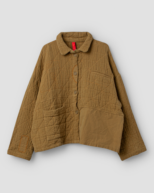 Ewa i Walla 'Agnhild' Quilted Jacket In Butternut
