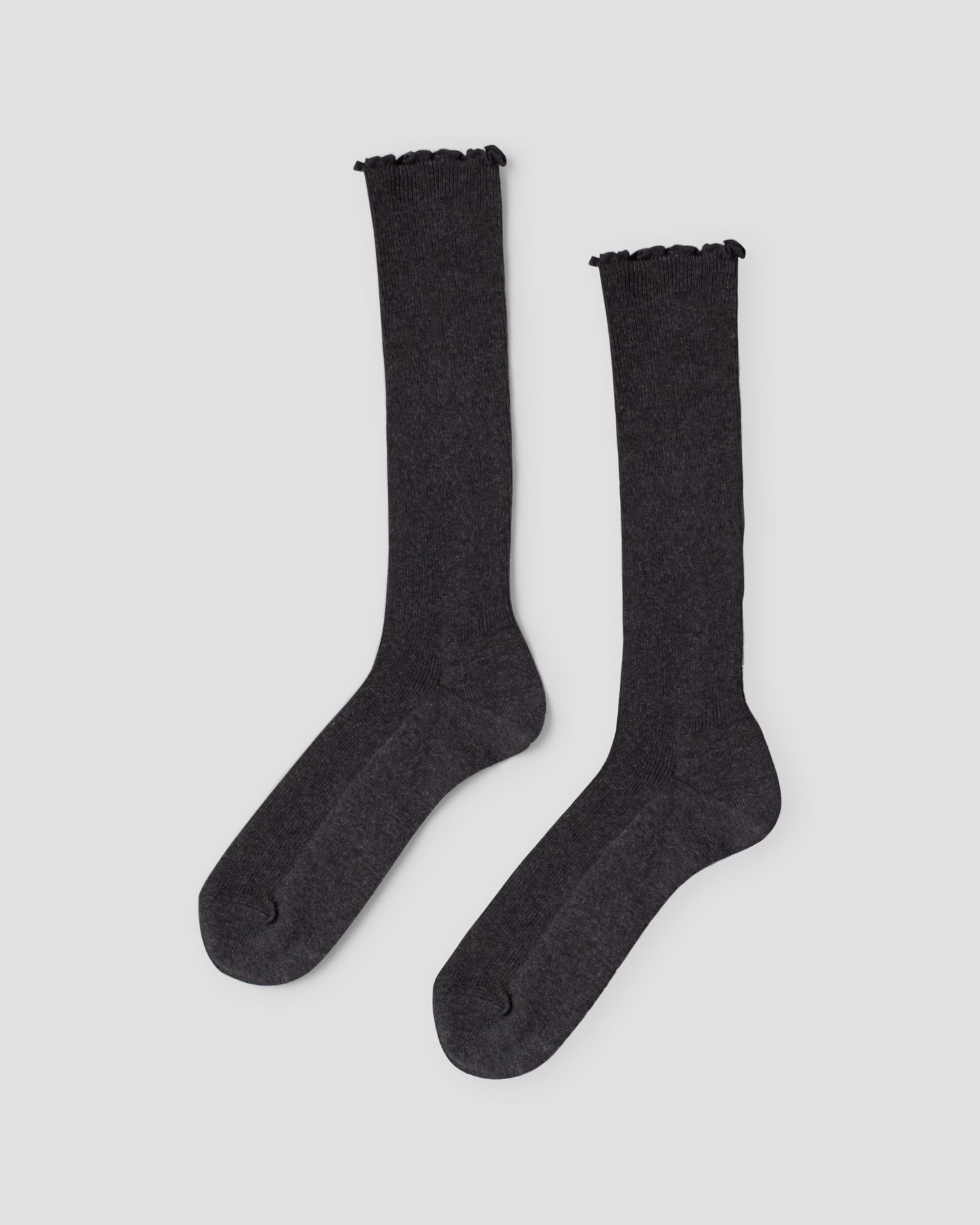 Ewa i Walla 'Loella' Cotton Socks In Graphite
