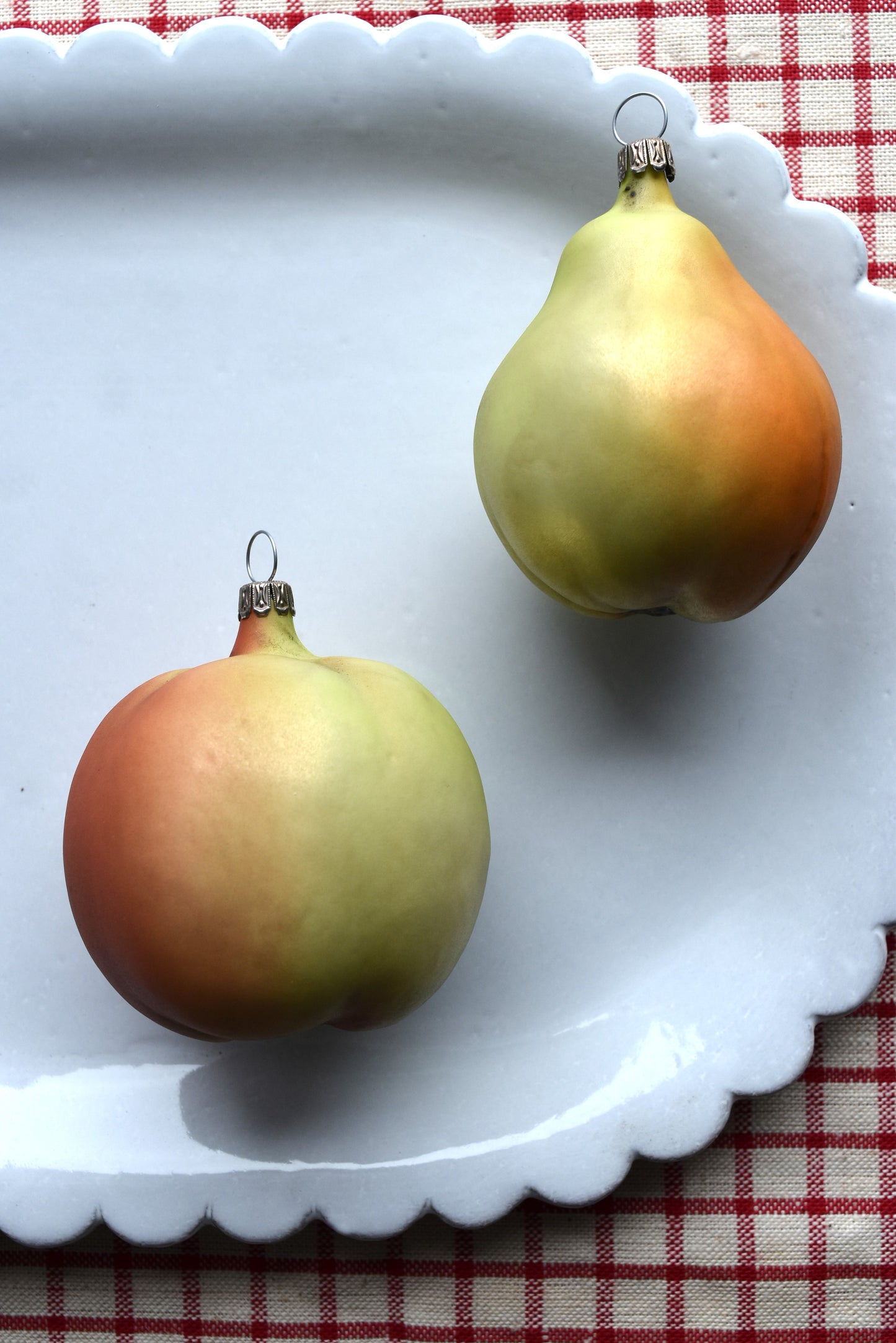 Apple & Pear - Nostalgic German Christmas Ornaments - Set II