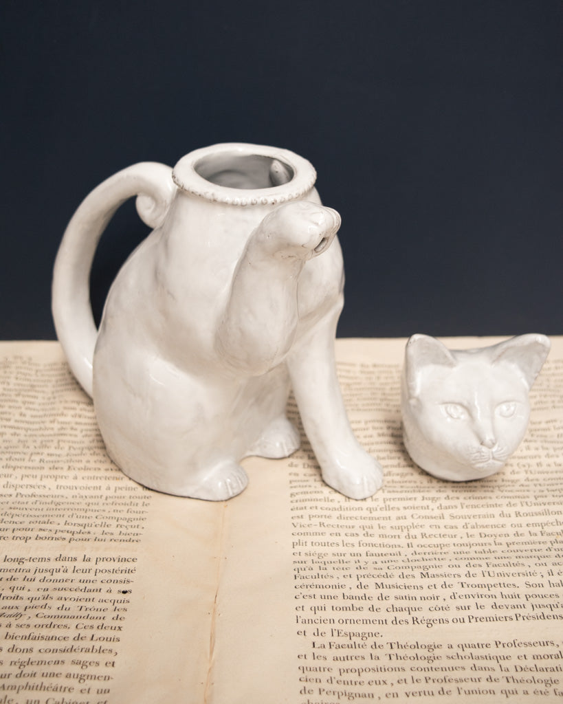 Astier de Villatte Cat Teapot