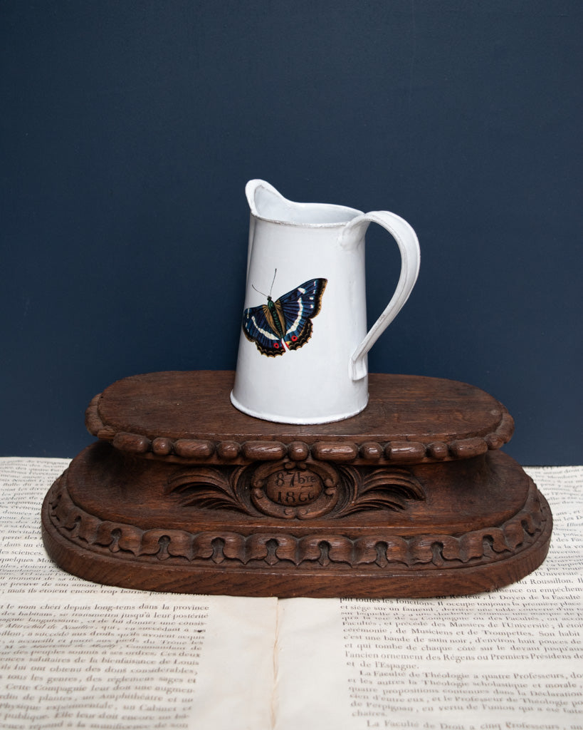 Astier de Villatte Dancing Butterflies Pitcher Vase
