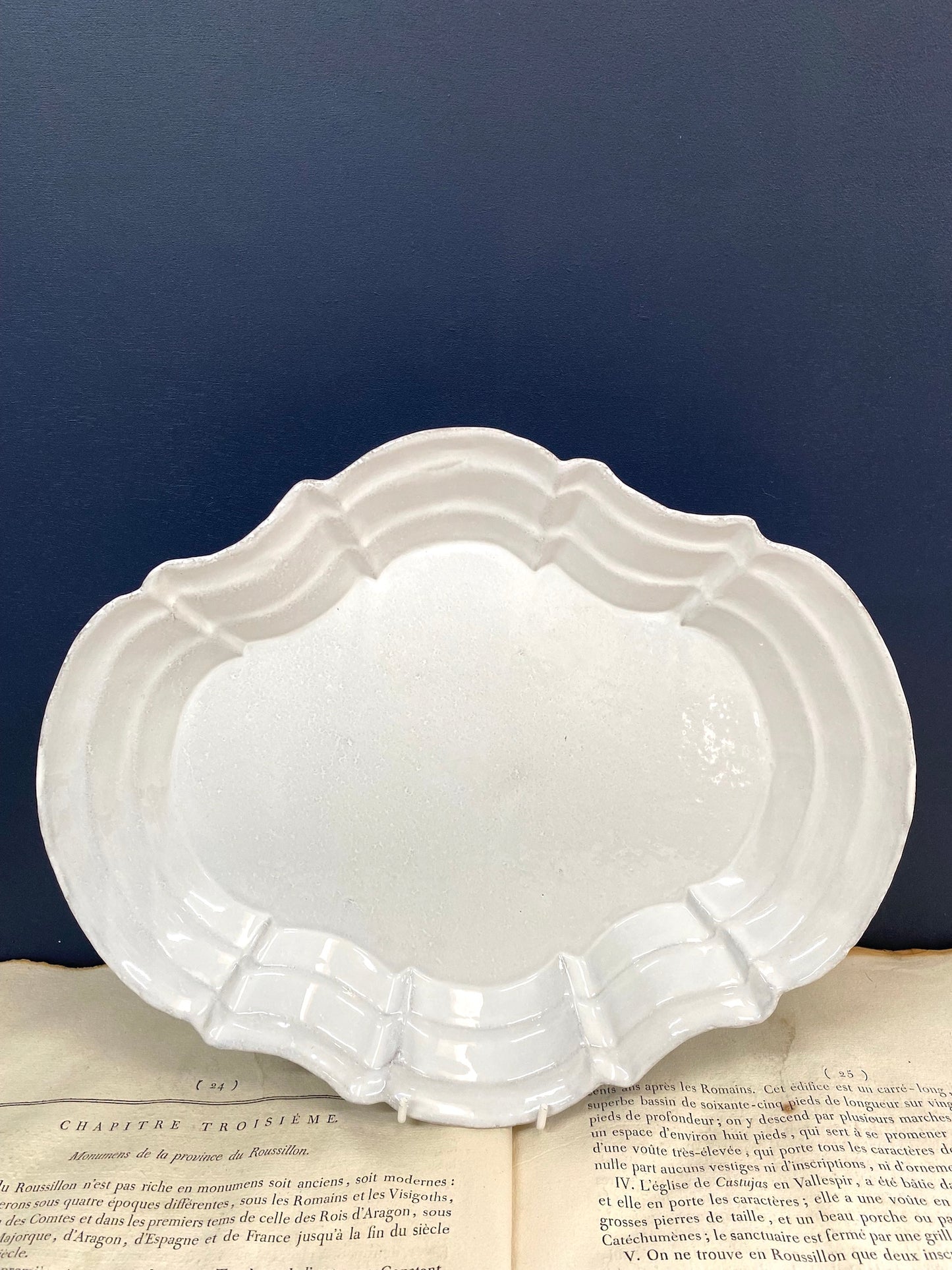 Astier de Villatte Rome Deep Plate