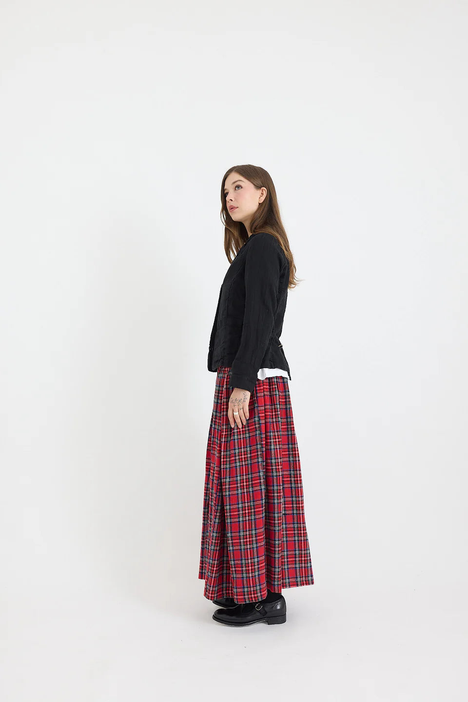 Metta Lila Linen Blazer - Black