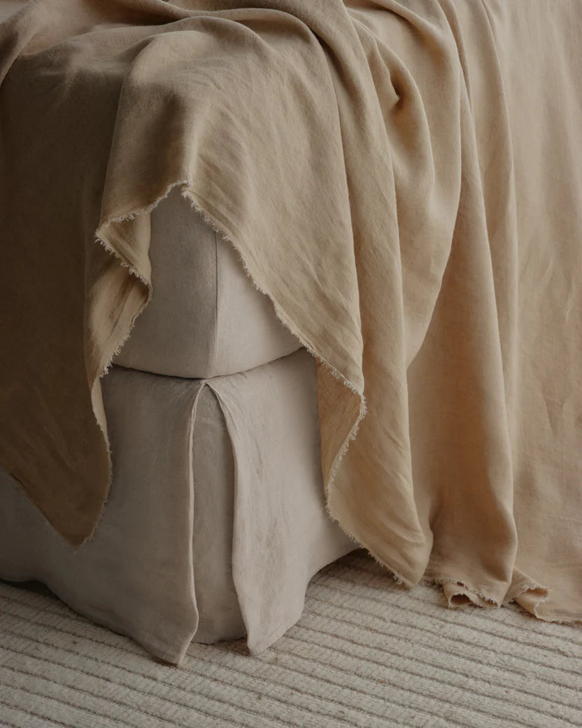 Hale Mercantile 'Basix' Linen Bed Skirt/Valance