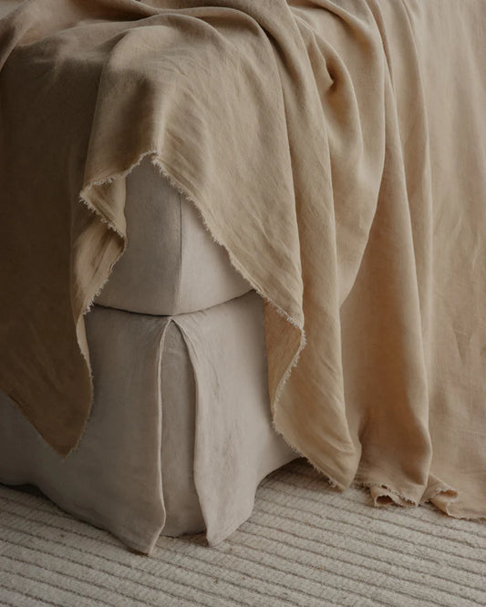 Hale Mercantile 'Basix' Linen Bed Skirt/Valance