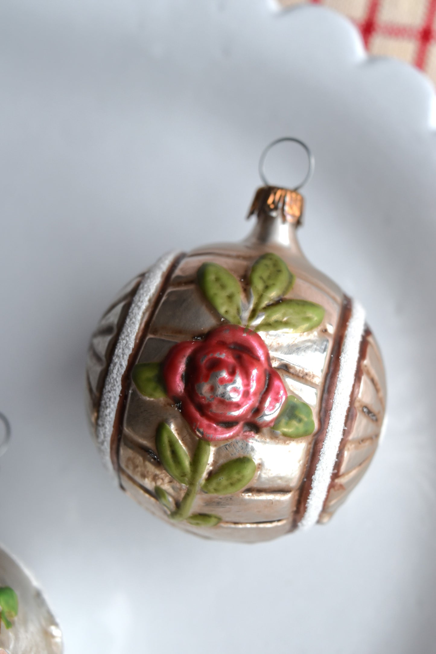Blossom & Rose - Nostalgic German Christmas Ornaments - Set VI