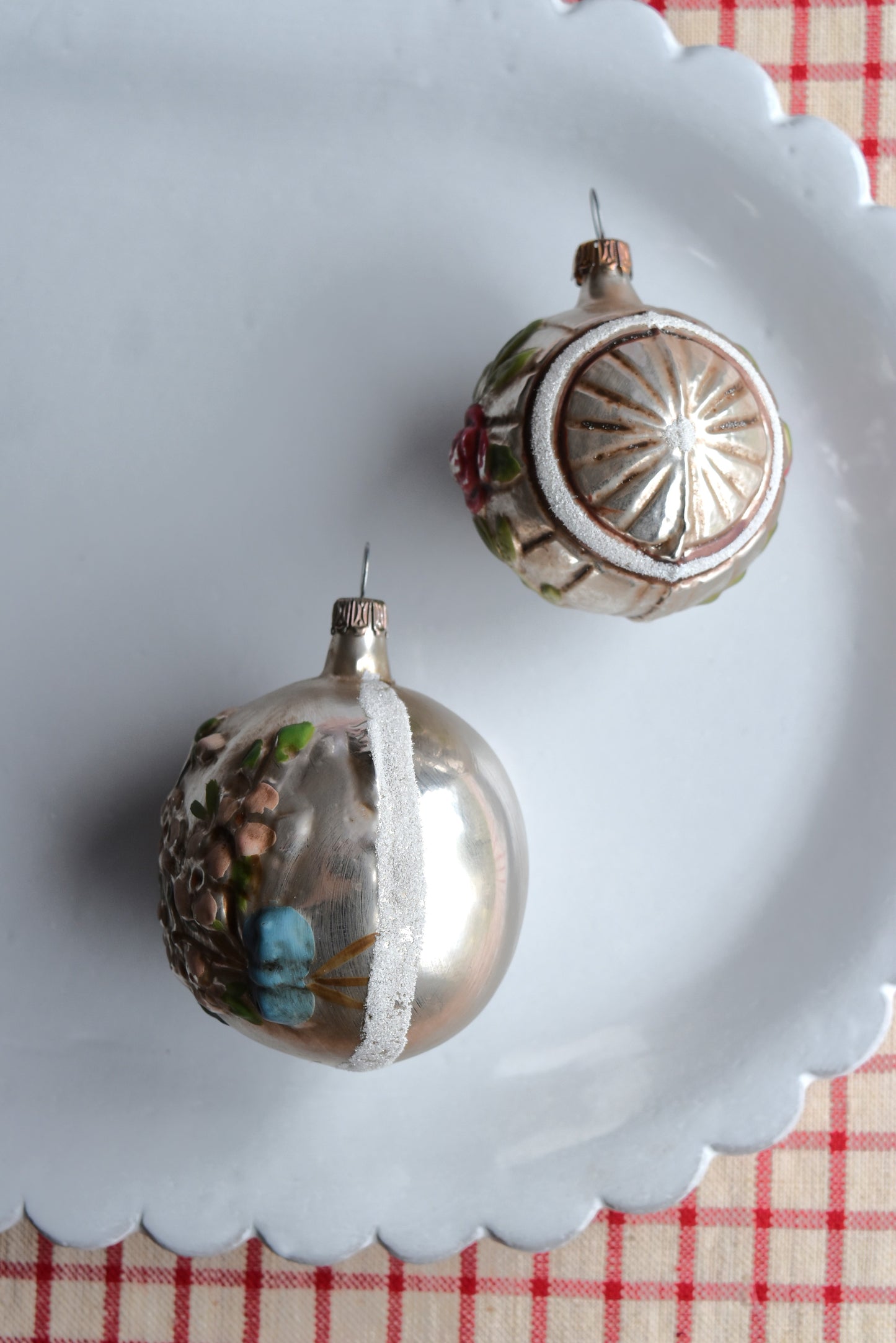 Blossom & Rose - Nostalgic German Christmas Ornaments - Set VI