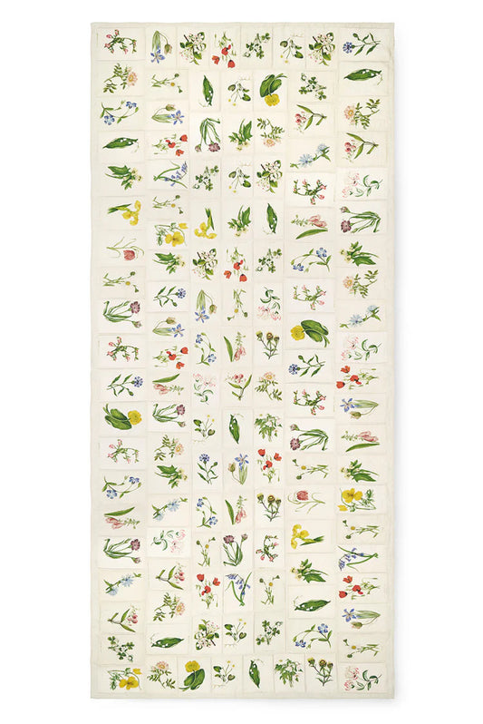 Summerill & Bishop x John Derian 'Botanical Tiles' Linen Tablecloth