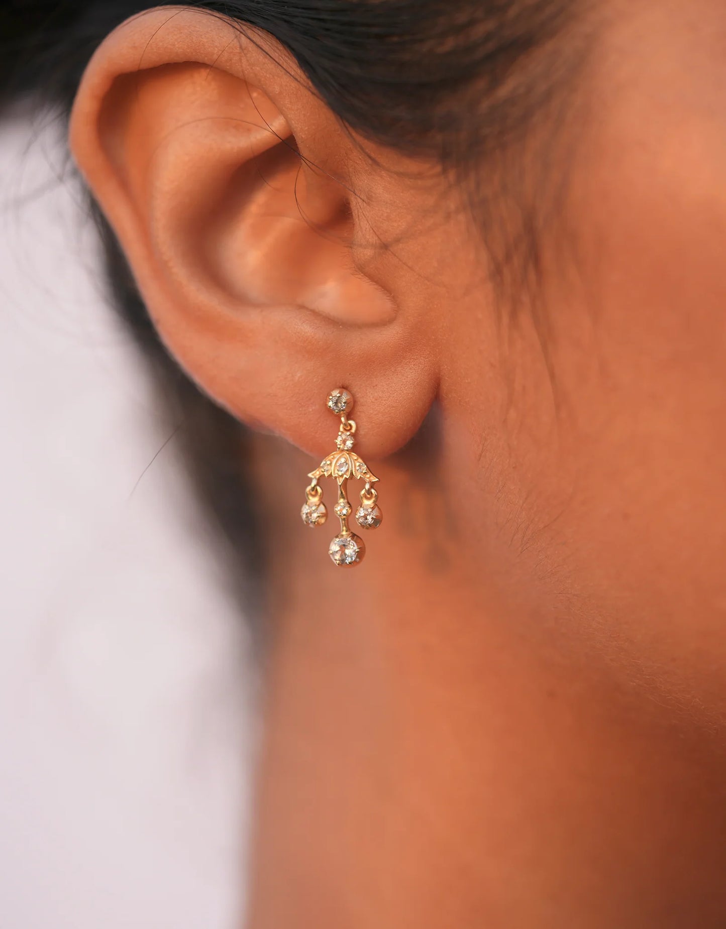 Dorothee Sausset Fine Gold Emma Stud Earrings