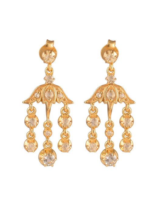 Dorothee Sausset Fine Gold Double Hoop Emma Stud Earrings