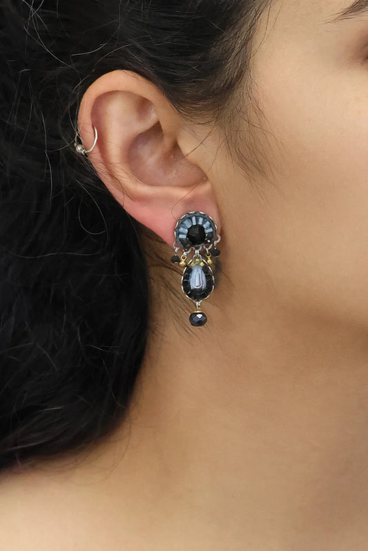 Ayala Bar Indigo Stud Earrings