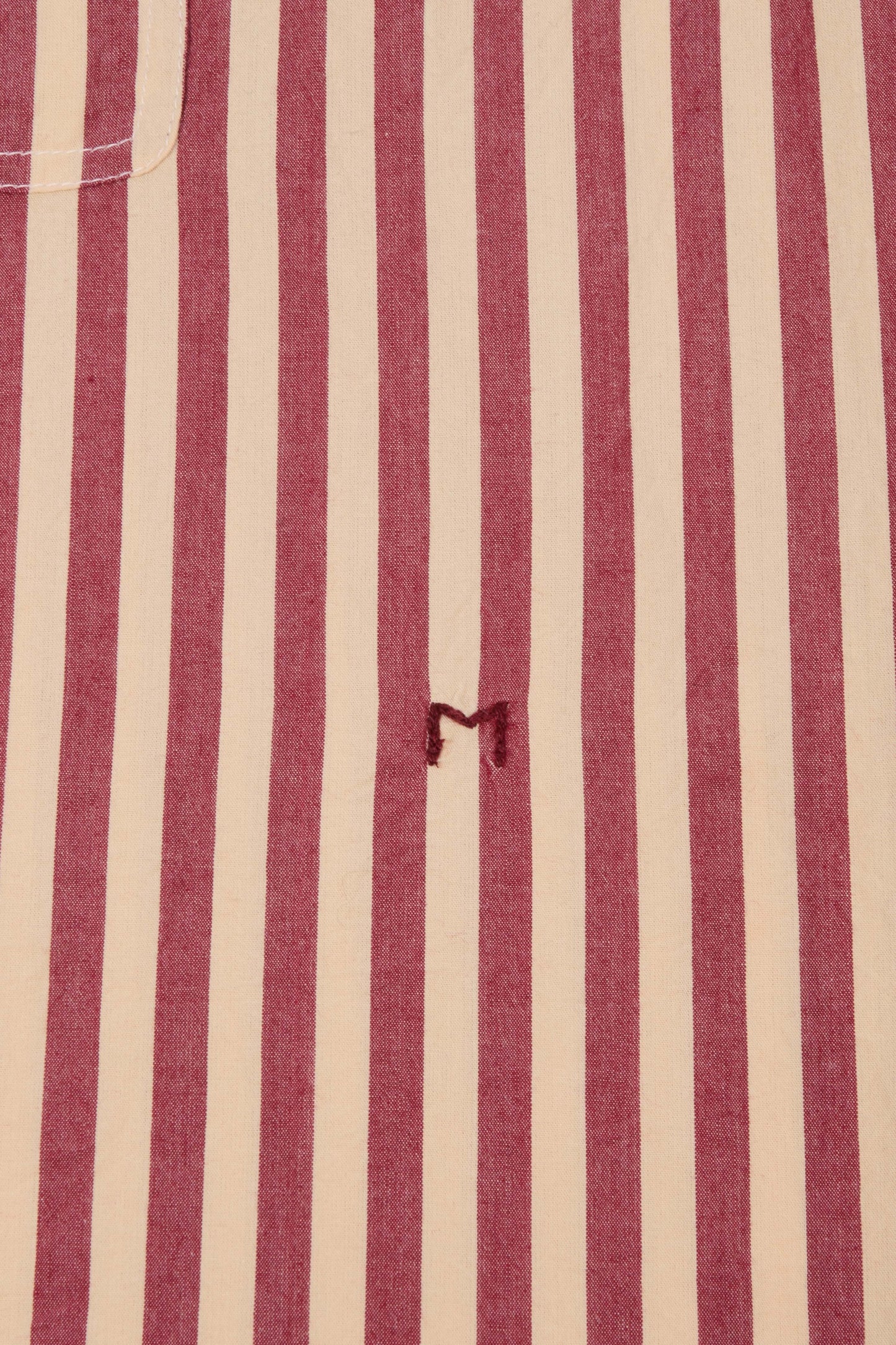 Moismont French Cotton Shirt 'Henriette' In Gypsy Red Stripe