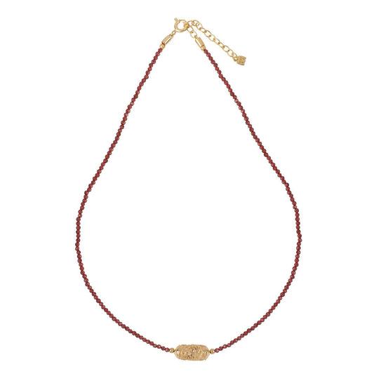 Fine French Gold And Stone Short Necklace - 'Rakhi Shakti'