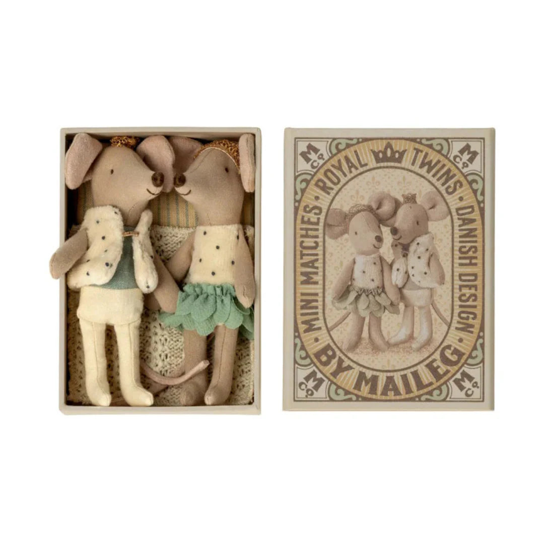 Maileg Royal Twins in Box
