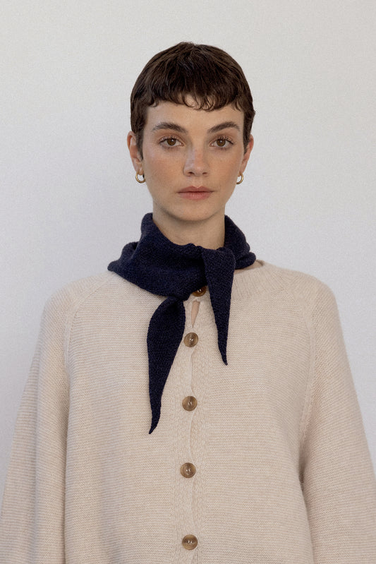 Francie Daisy Scarf Ink