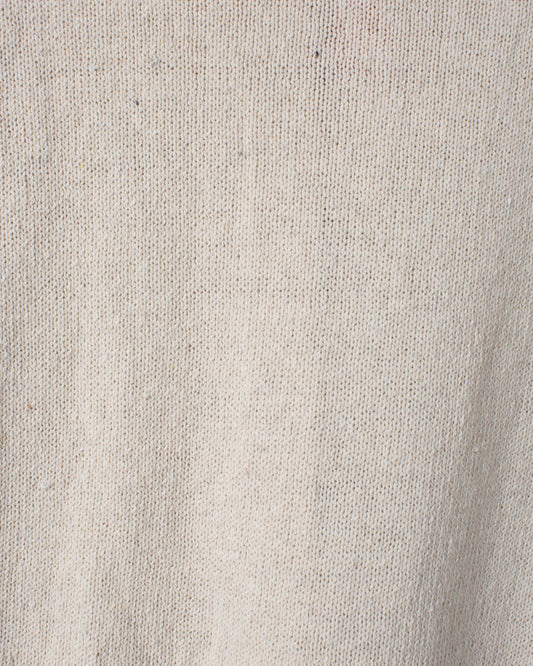 Ewa i Walla 'Raja' Knitted Pullover With Contrast Hem In Cream