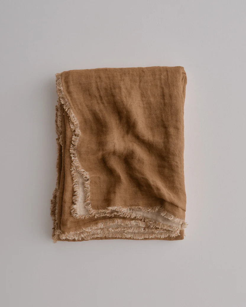 Hale Mercantile 'Crush' Double Linen Throw Blanket